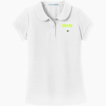 Ocean State Outlaws Outlaws <span class="pdp-name-mascot">Ocean State Outlaws</span> Port Authority Girls Silk Touch Peter Pan Collar Polo Front Thumbnail