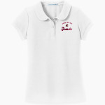 Creekside Seminoles Port Authority Girls Silk Touch Peter Pan Collar Polo Front Thumbnail