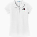 Boiling Springs Middle School bulldogs offical sideline store <span class="pdp-name-mascot">Boiling Springs Bulldogs</span> Port Authority Girls Silk Touch Peter Pan Collar Polo Front Thumbnail