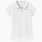 MANHEIM TOWNSHIP HIGH SCHOOL BLUE STREAKS <span class="pdp-name-mascot">MANHEIM TOWNSHIP BLUE STREAKS</span> Port Authority Girls Silk Touch Peter Pan Collar Polo Front Thumbnail