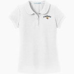 PORT ST LUCIE HIGH SCHOOL JAGUARS Port Authority Girls Silk Touch Peter Pan Collar Polo Front Thumbnail
