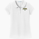 CAMPO VERDE HIGH SCHOOL COYOTES <span class="pdp-name-mascot">CAMPO VERDE COYOTES</span> Port Authority Girls Silk Touch Peter Pan Collar Polo Front Thumbnail