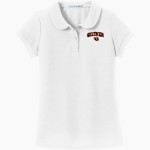 Giltner Hornets <span class="pdp-name-mascot">Giltner Hornets</span> Port Authority Girls Silk Touch Peter Pan Collar Polo Front Thumbnail