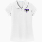 Ben Davis Giants Port Authority Girls Silk Touch Peter Pan Collar Polo Front Thumbnail