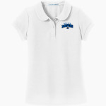 Zion Lutheran Raiders Port Authority Girls Silk Touch Peter Pan Collar Polo Front Thumbnail