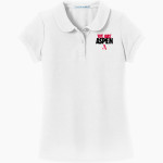 ASPEN HIGH SCHOOL SKIERS <span class="pdp-name-mascot">ASPEN SKIERS</span> Port Authority Girls Silk Touch Peter Pan Collar Polo Front Thumbnail