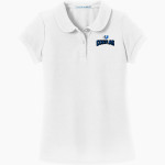 University Prep Cobras <span class="pdp-name-mascot">University Prep Cobras</span> Port Authority Girls Silk Touch Peter Pan Collar Polo Front Thumbnail