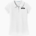 Xavier Falcons Port Authority Girls Silk Touch Peter Pan Collar Polo Front Thumbnail