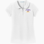 Apple Valley Knights Port Authority Girls Silk Touch Peter Pan Collar Polo Front Thumbnail