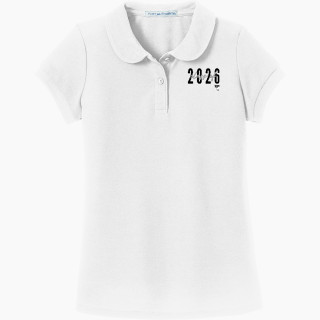 Port Authority Girls Silk Touch Peter Pan Collar Polo