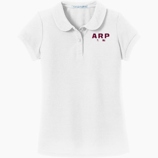 Port Authority Girls Silk Touch Peter Pan Collar Polo