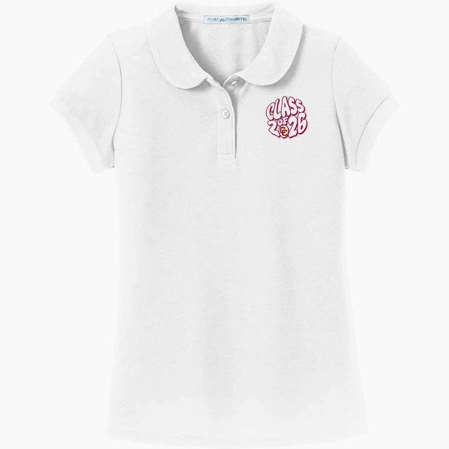 Central Catholic Rams <span class="pdp-name-mascot">Central Catholic Rams</span> Port Authority Girls Silk Touch Peter Pan Collar Polo