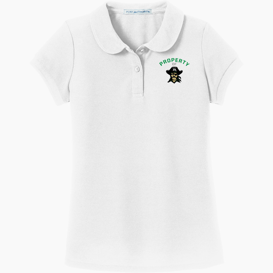 REYNOLDS HIGH SCHOOL RAIDERS <span class="pdp-name-mascot">REYNOLDS RAIDERS</span> Port Authority Girls Silk Touch Peter Pan Collar Polo