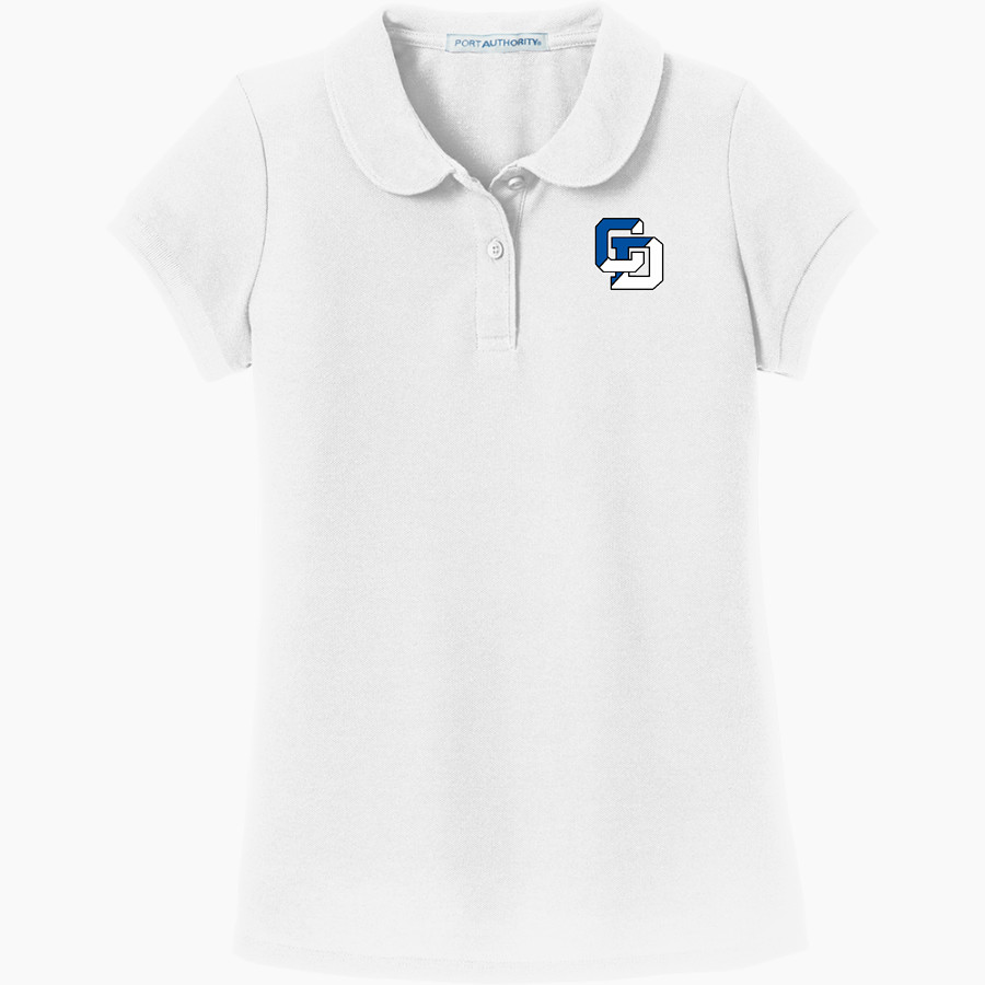 LA JOLLA COUNTRY DAY SCHOOL <span class="pdp-name-mascot">LA JOLLA TORREYS</span> Port Authority Girls Silk Touch Peter Pan Collar Polo