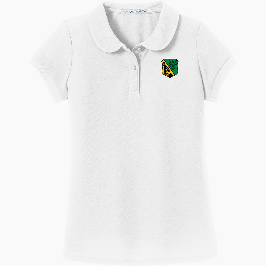 HARWOOD UNION HIGH SCHOOL HIGHLANDERS Port Authority Girls Silk Touch Peter Pan Collar Polo