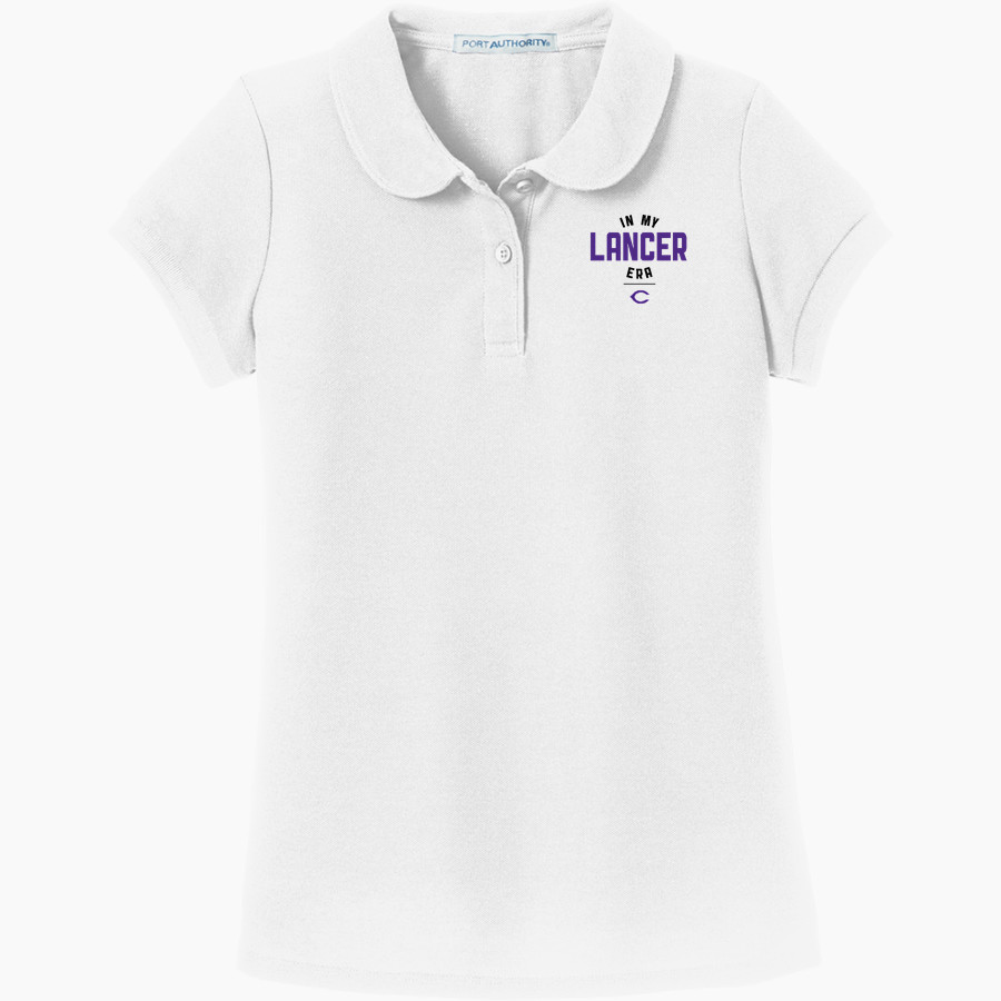 Carlsbad Lancers Port Authority Girls Silk Touch Peter Pan Collar Polo