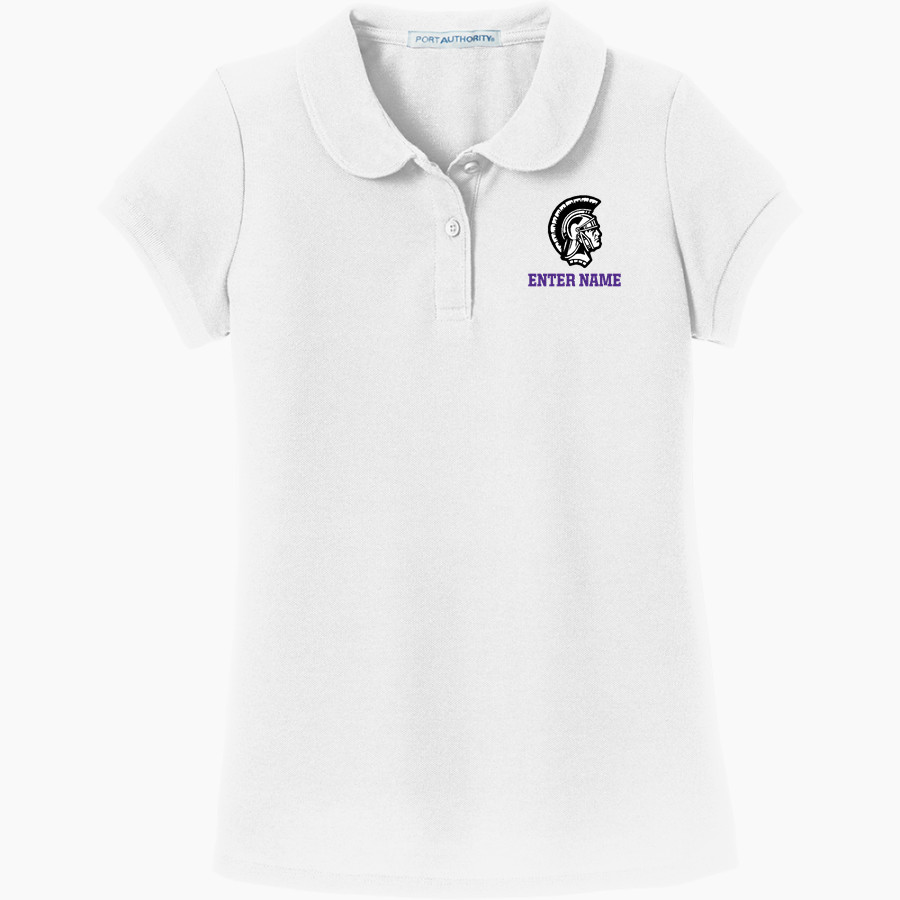 Wichita Warriors Home Acc. Warriors <span class="pdp-name-mascot">Wichita Warriors Home Acc. Warriors</span> Port Authority Girls Silk Touch Peter Pan Collar Polo