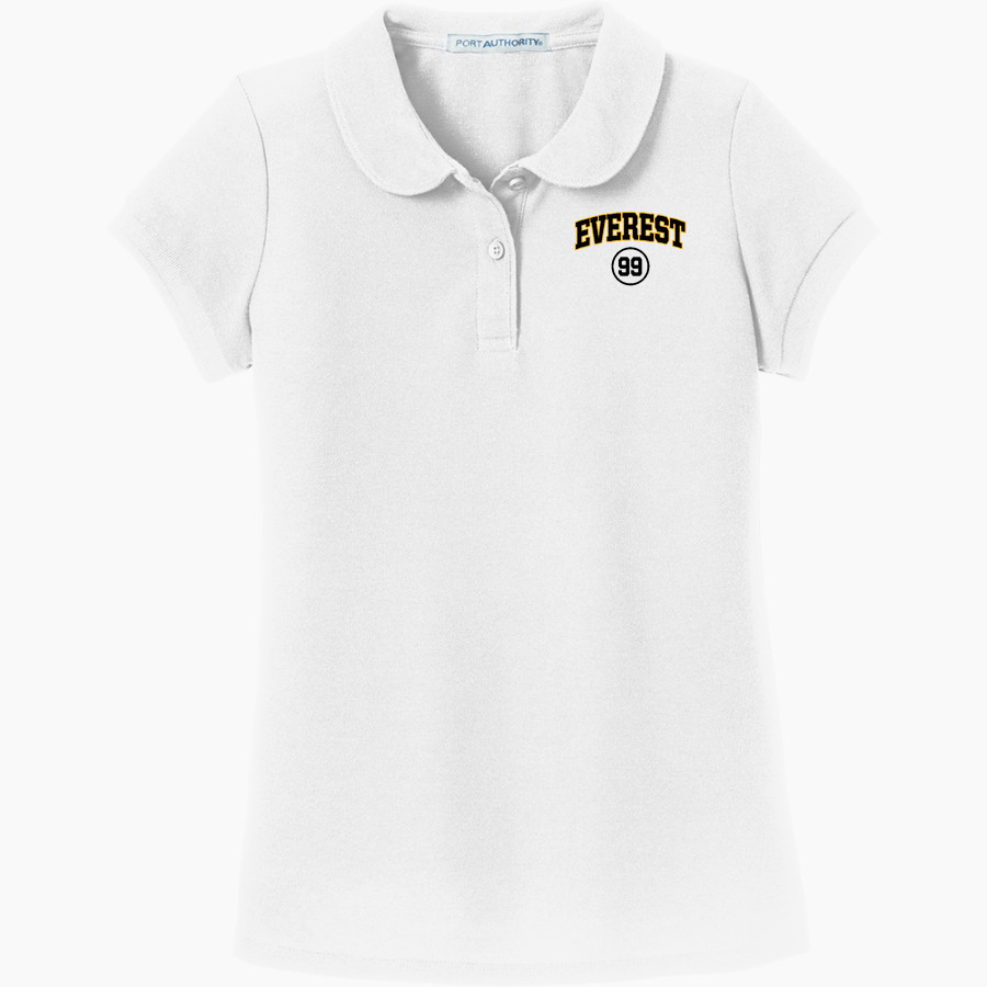 Everest Academy <span class="pdp-name-mascot">Everest Mountaineers</span> Port Authority Girls Silk Touch Peter Pan Collar Polo