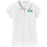 St. Patrick Fightin' Irish <span class="pdp-name-mascot">St. Patrick Fightin' Irish Men</span> Port Authority Girls Silk Touch Peter Pan Collar Polo Front Thumbnail