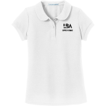 Legacy Baseball Academy Legacy <span class="pdp-name-mascot">Legacy Baseball Academy</span> Port Authority Girls Silk Touch Peter Pan Collar Polo Front Thumbnail