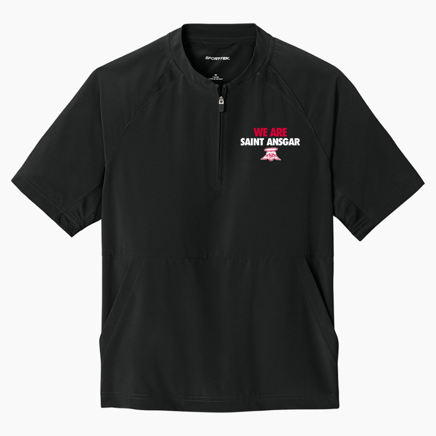 SAINT ANSGAR HIGH SCHOOL SAINTS <span class="pdp-name-mascot">SAINT ANSGAR SAINTS</span> Sport-Tek Youth Repeat 1/2-Zip Short Sleeve Jacket