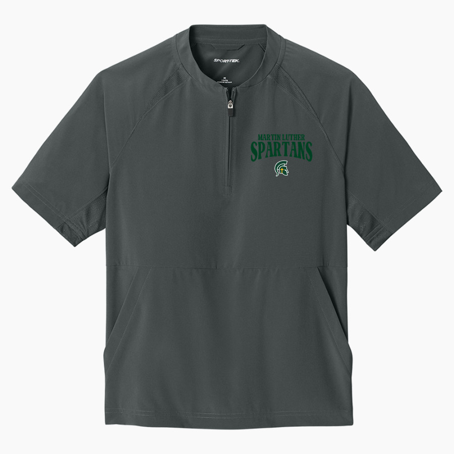 Martin Luther Spartans Sport-Tek Youth Repeat 1/2-Zip Short Sleeve Jacket