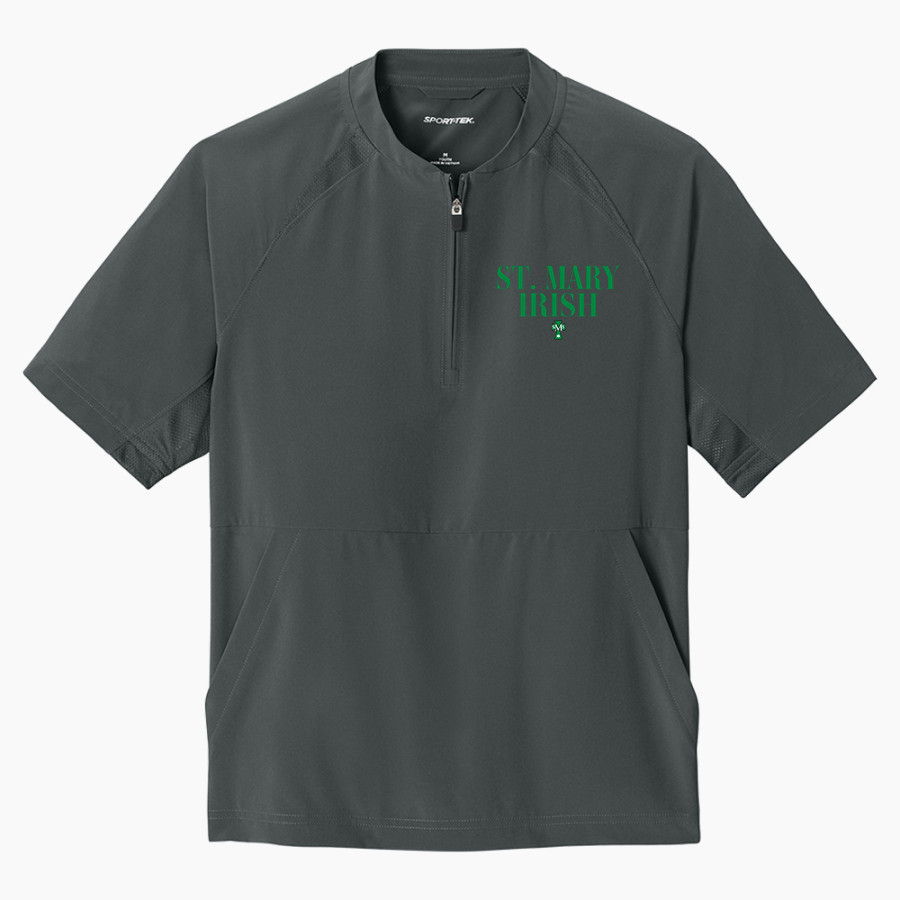 ST. MARY Irish <span class="pdp-name-mascot">ST. MARY SCHOOL Irish</span> Sport-Tek Youth Repeat 1/2-Zip Short Sleeve Jacket