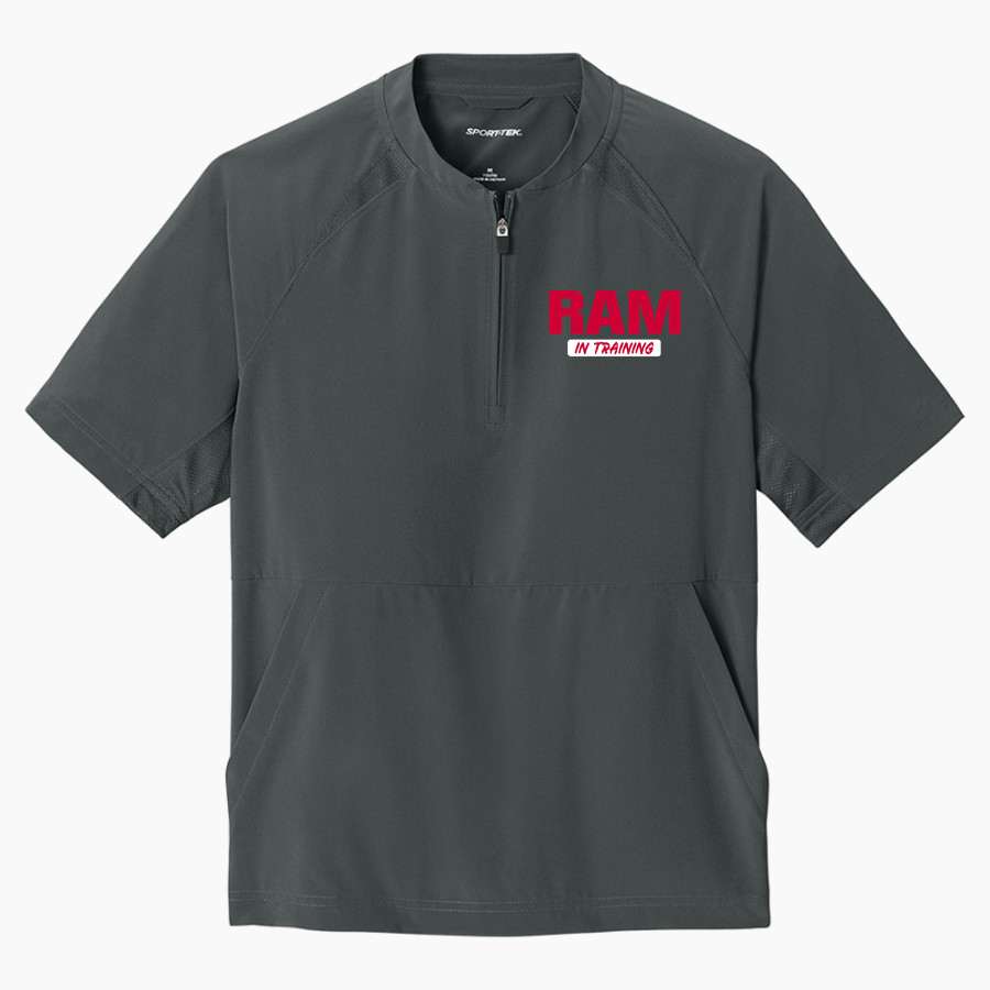 Jamesville DeWitt Red Rams <span class="pdp-name-mascot">Jamesville DeWitt Red Rams or JD Red Rams</span> Sport-Tek Youth Repeat 1/2-Zip Short Sleeve Jacket