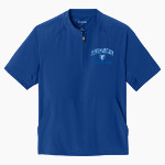 Covenant Scots Sport-Tek Youth Repeat 1/2-Zip Short Sleeve Jacket Front Thumbnail