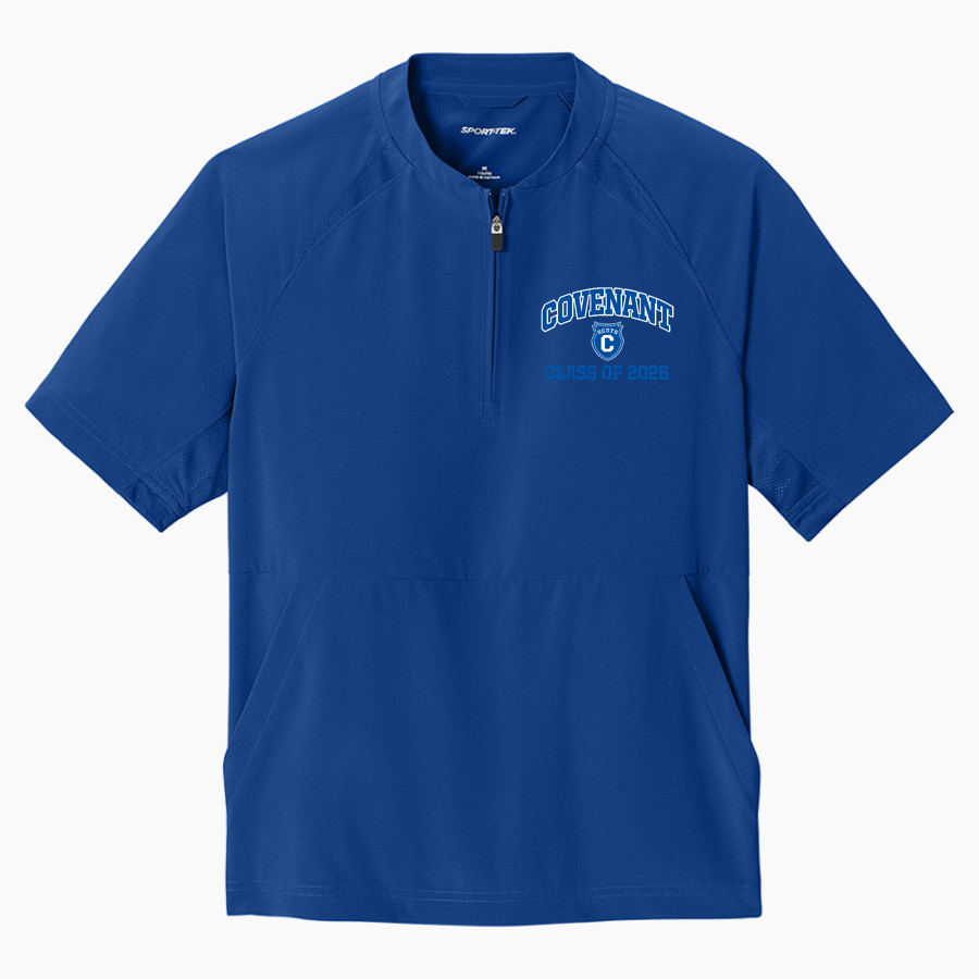 Covenant Scots Sport-Tek Youth Repeat 1/2-Zip Short Sleeve Jacket