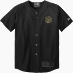 PERRYSBURG HIGH SCHOOL YELLOW JACKETS <span class="pdp-name-mascot">PERRYSBURG YELLOW JACKETS</span> New Era Youth Diamond Era Full-Button Jersey Front Thumbnail