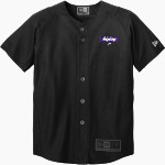 Bergman Dolphins New Era Youth Diamond Era Full-Button Jersey Front Thumbnail