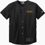 CRANDALL HIGH SCHOOL PIRATES New Era Youth Diamond Era Full-Button Jersey Front Thumbnail
