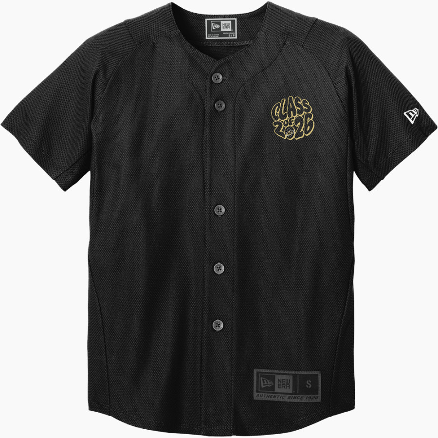 PERRYSBURG HIGH SCHOOL YELLOW JACKETS <span class="pdp-name-mascot">PERRYSBURG YELLOW JACKETS</span> New Era Youth Diamond Era Full-Button Jersey