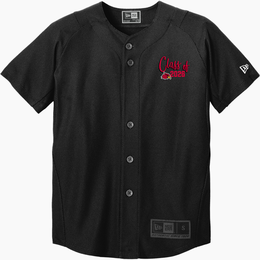Wheeling University Cardinals Online Store New Era Youth Diamond Era Full-Button Jersey
