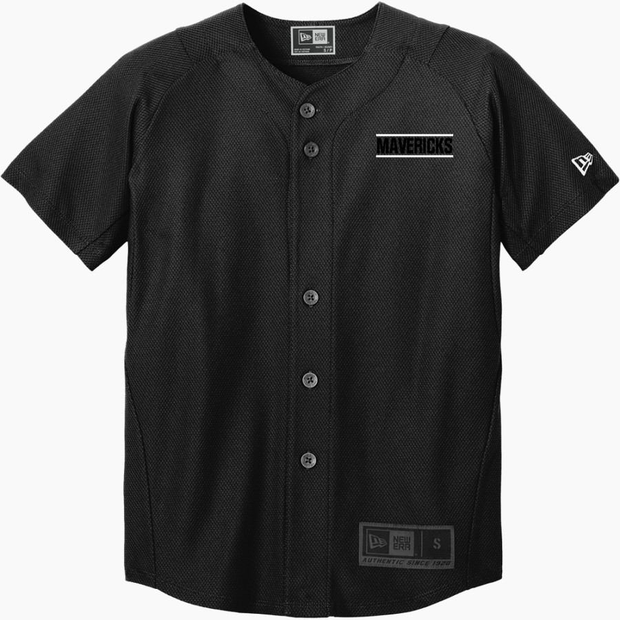 Marshall Mavericks New Era Youth Diamond Era Full-Button Jersey