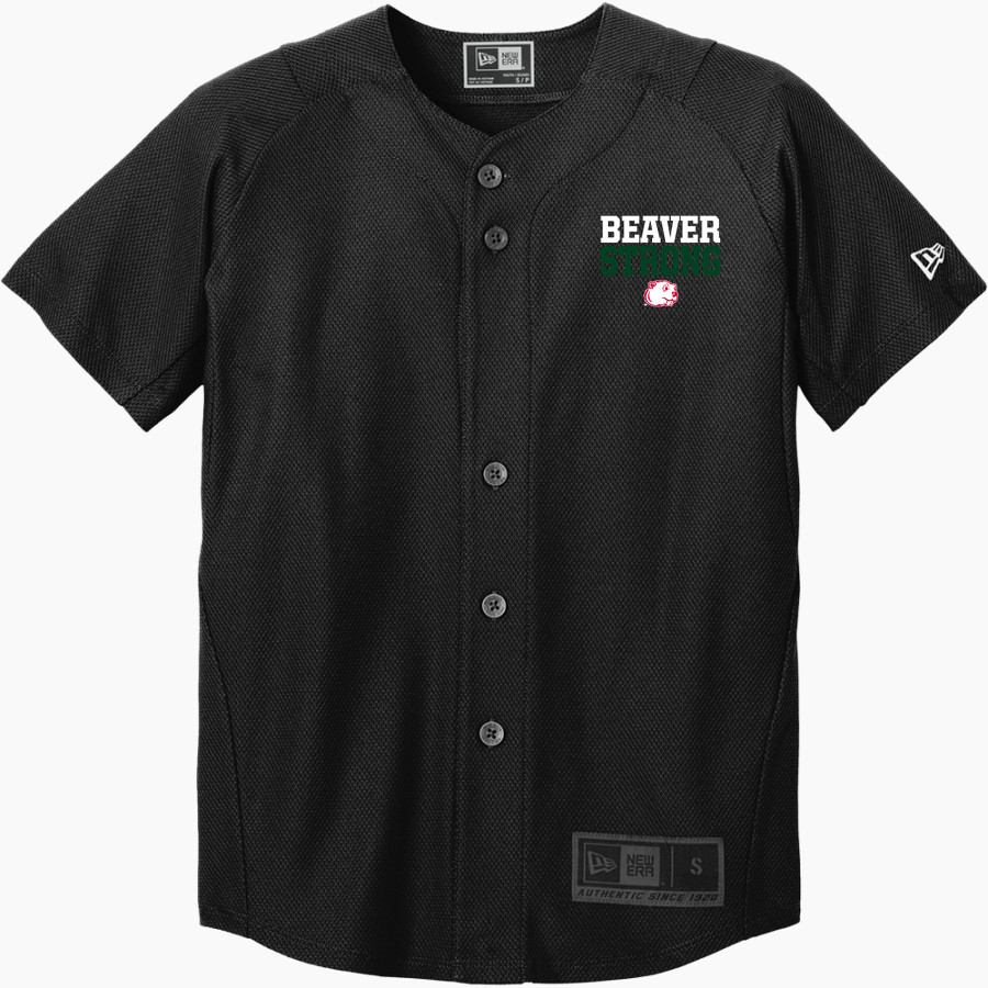 Minot State Beavers <span class="pdp-name-mascot">Minot State Beavers</span> New Era Youth Diamond Era Full-Button Jersey