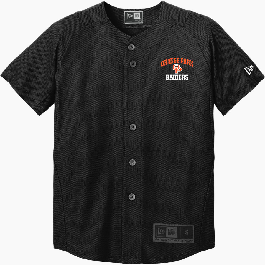 ORANGE PARK HIGH SCHOOL RAIDERS New Era Youth Diamond Era Full-Button Jersey