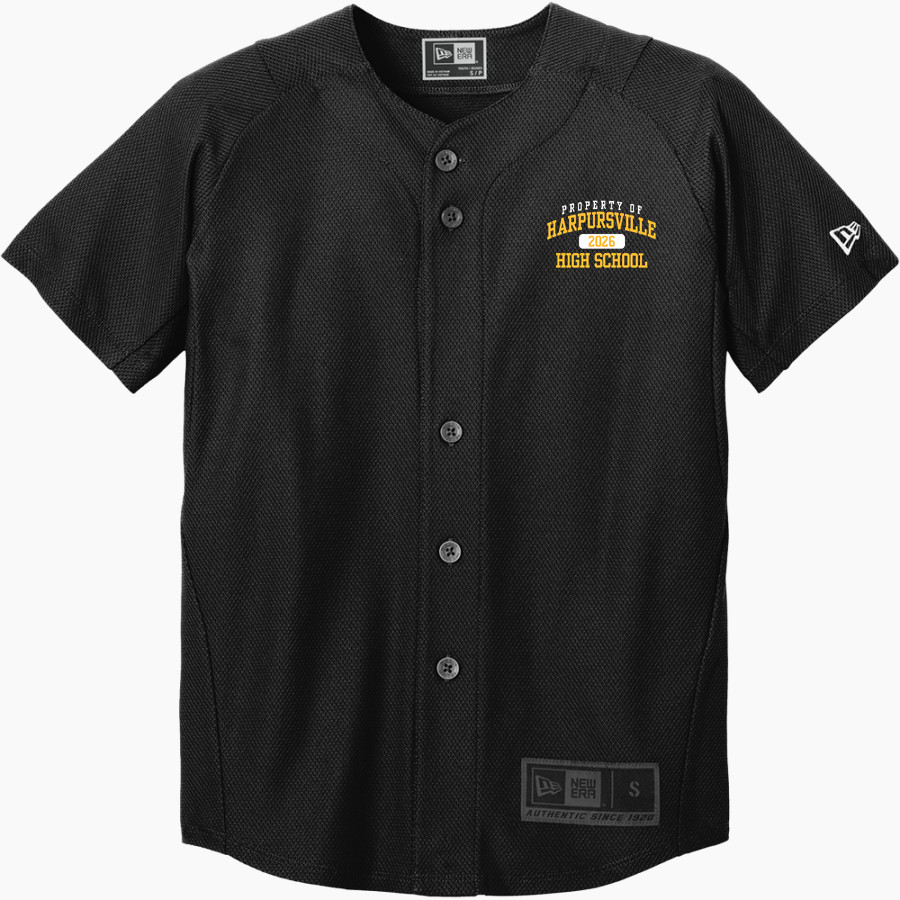 Harpursville Hornets <span class="pdp-name-mascot">Harpursville Central Hornets</span> New Era Youth Diamond Era Full-Button Jersey