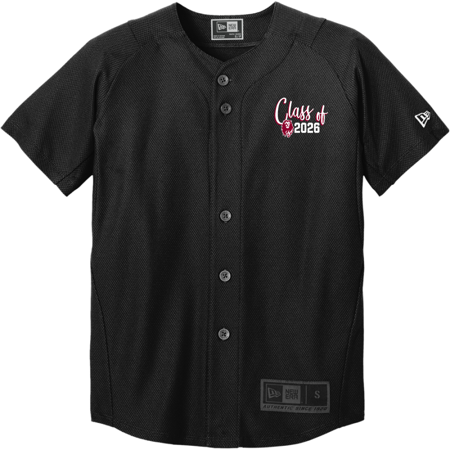 MORAVIAN ACADEMY LIONS <span class="pdp-name-mascot">MORAVIAN ACADEMY LIONS</span> New Era Youth Diamond Era Full-Button Jersey