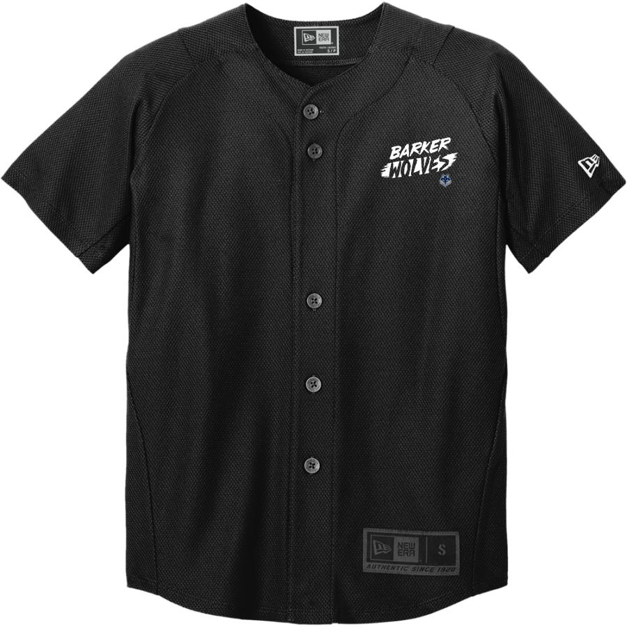 Barker Wolves <span class="pdp-name-mascot">Barker Wolves</span> New Era Youth Diamond Era Full-Button Jersey