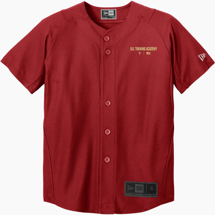 S.S. Training Academy Online Apparel Store <span class="pdp-name-mascot">Sport Science Training Academy</span> New Era Youth Diamond Era Full-Button Jersey