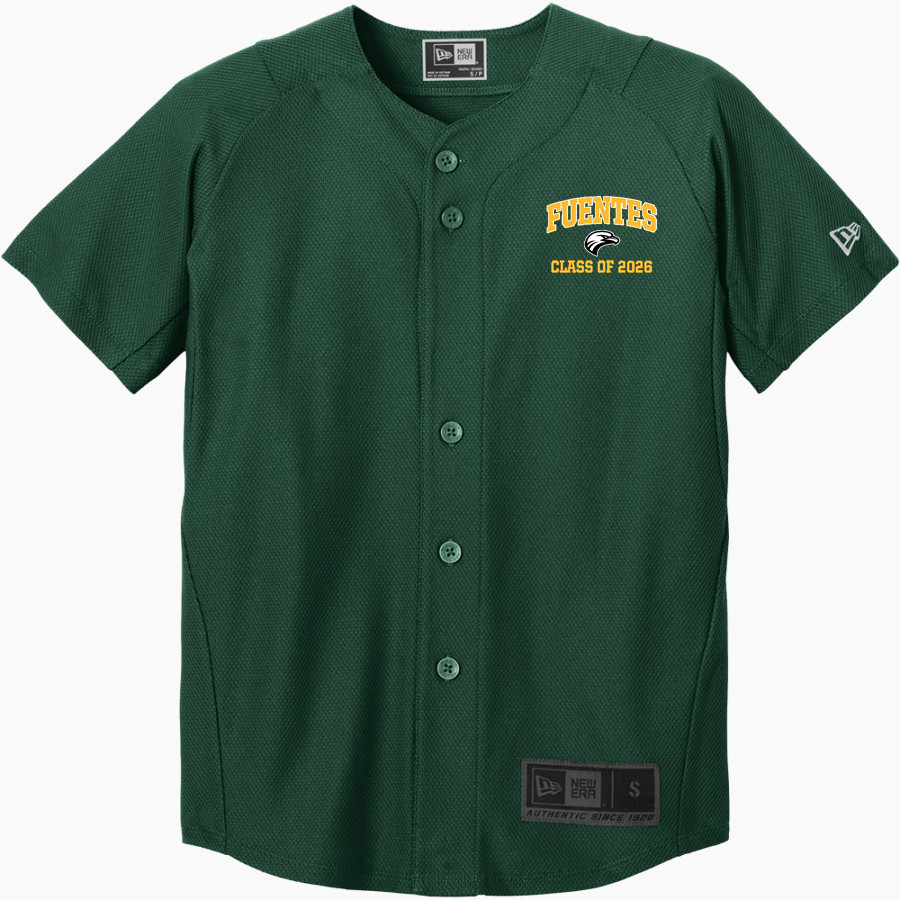 Fuentes Eagles New Era Youth Diamond Era Full-Button Jersey