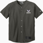 Warrenton Warriors New Era Youth Diamond Era Full-Button Jersey Front Thumbnail