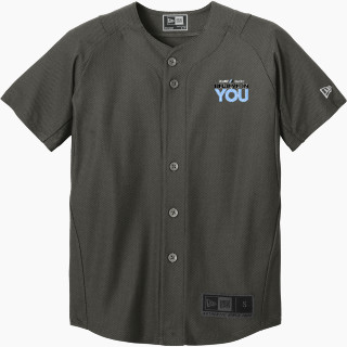 New Era Youth Diamond Era Full-Button Jersey