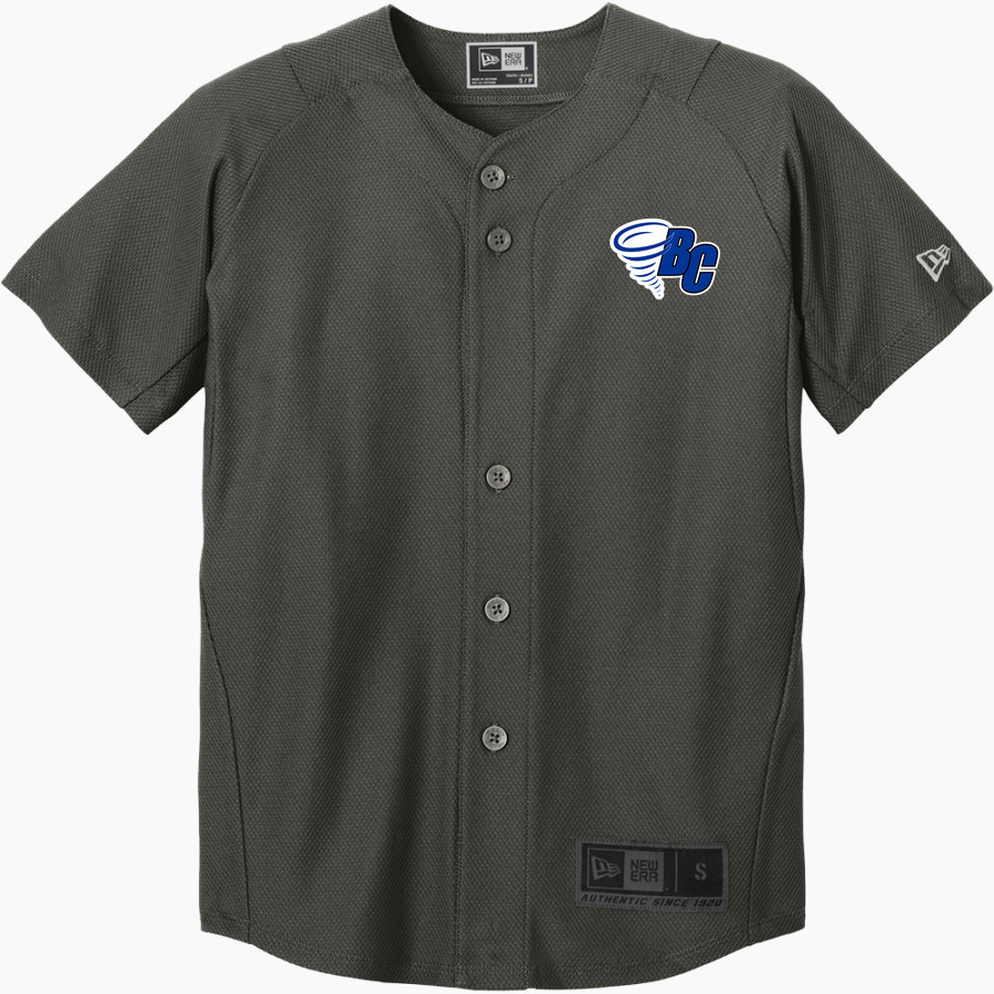 Brevard College Tornados Online Store <span class="pdp-name-mascot">Brevard Tornados</span> New Era Youth Diamond Era Full-Button Jersey