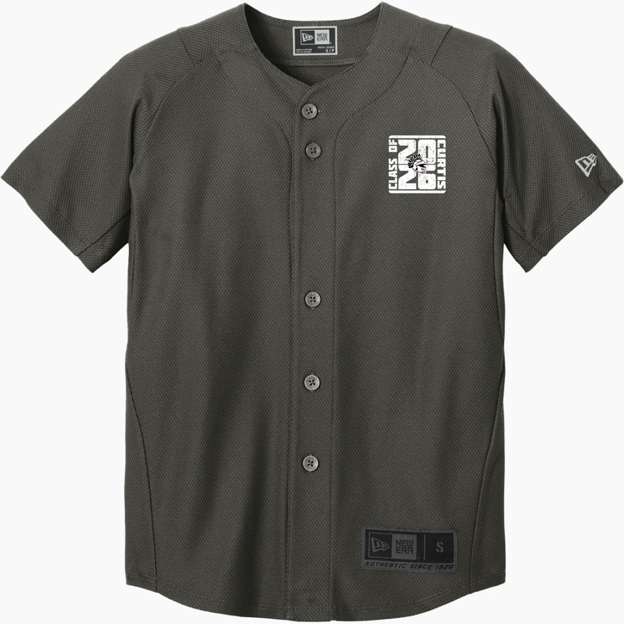 Curtis Warriors <span class="pdp-name-mascot">Curtis Warriors</span> New Era Youth Diamond Era Full-Button Jersey