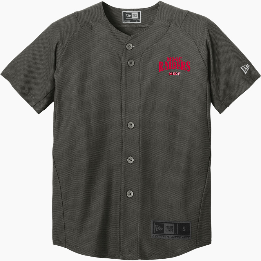 Milwaukee School of Engineering New Era Youth Diamond Era Full-Button Jersey