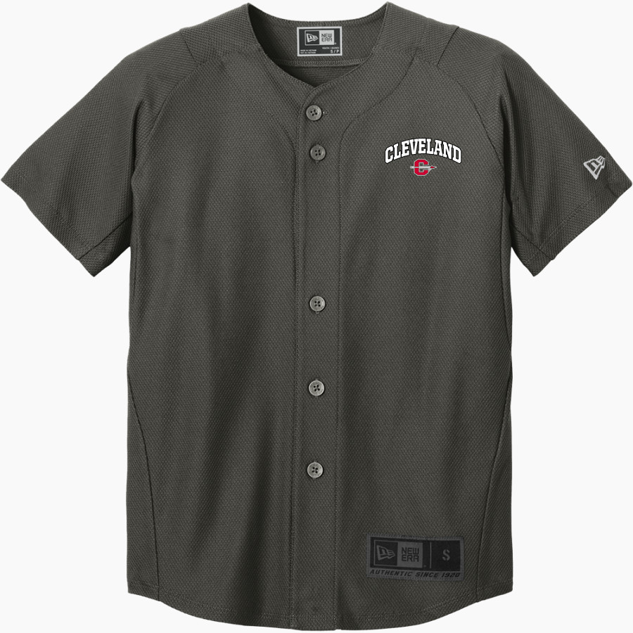 CLEVELAND HIGH SCHOOL INDIANS <span class="pdp-name-mascot">CLEVELAND INDIANS</span> New Era Youth Diamond Era Full-Button Jersey