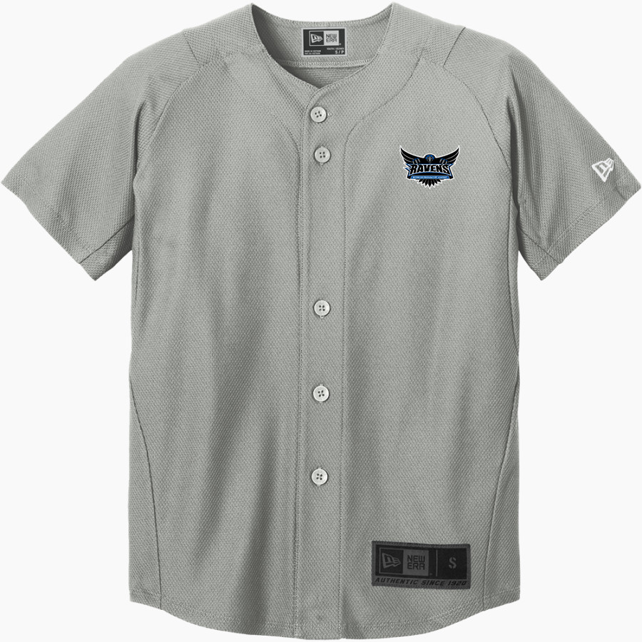 Irvington Community Schools Online Store <span class="pdp-name-mascot">Irvington Community Schools Ravens</span> New Era Youth Diamond Era Full-Button Jersey